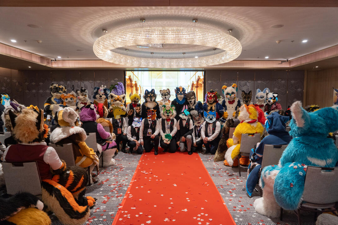 Group photo with groomsmen